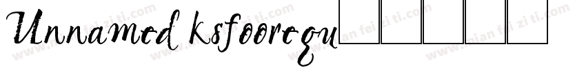 Unnamed ks-foo-regu字体转换